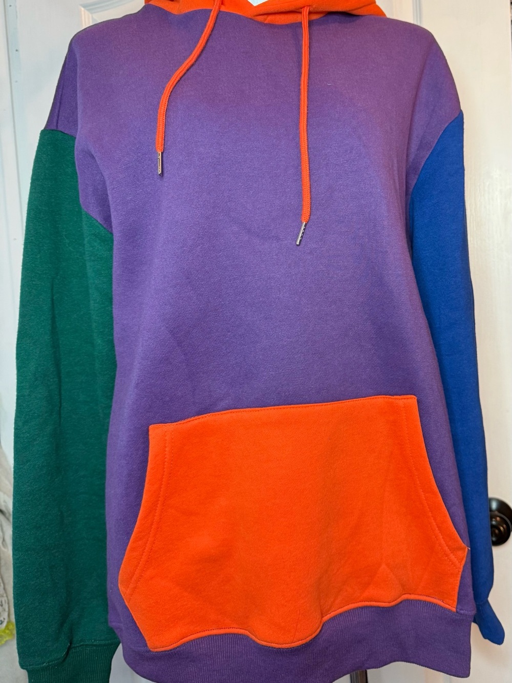 Agora Hoodie — Purple, Orange, Green, Blue